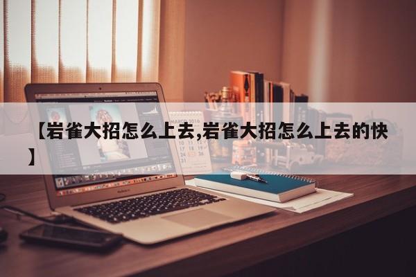 【岩雀大招怎么上去,岩雀大招怎么上去的快】