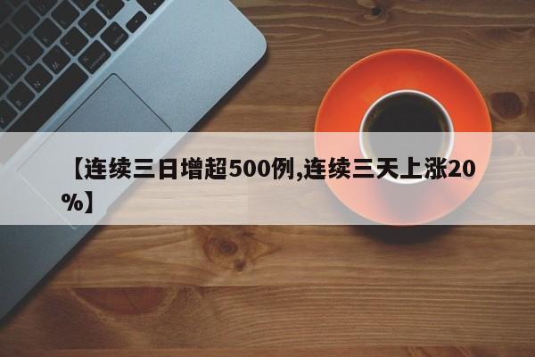 【连续三日增超500例,连续三天上涨20%】